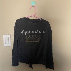 Friends Black Long Sleeve Kids Tee (Bin E)​